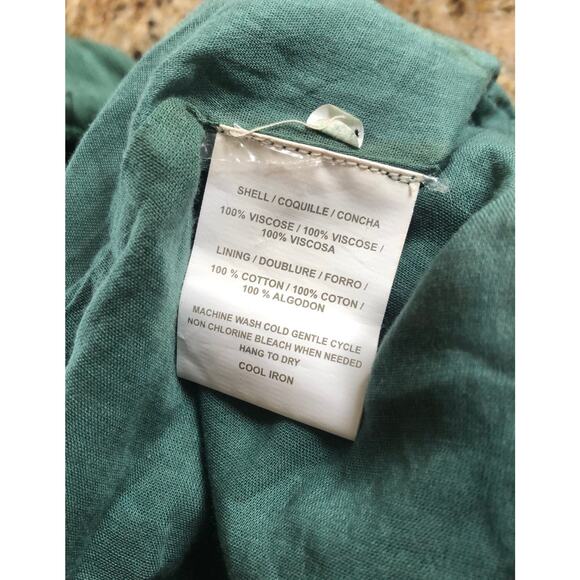 O'Neill Indica Green long sleeved Floral Print Romper size small - Picture 8 of 8